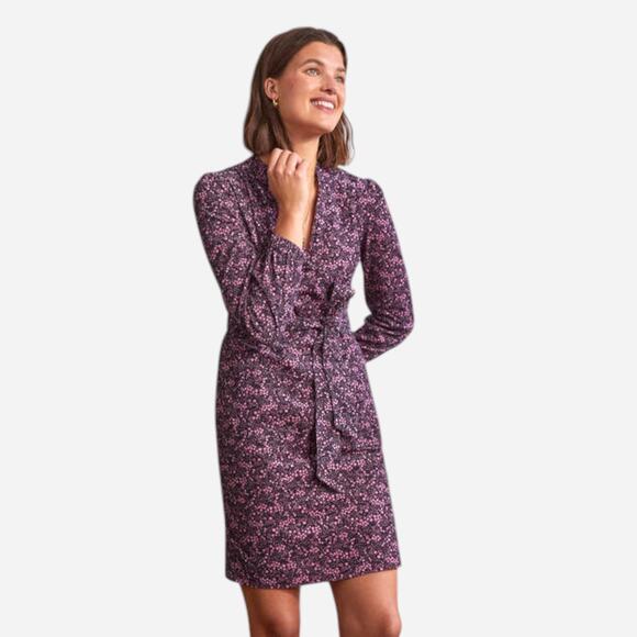 Boden Dresses & Skirts - Boden Women’s Esmerelda Dress Pink Floral Corduroy Cottagecore Romantic Size 8